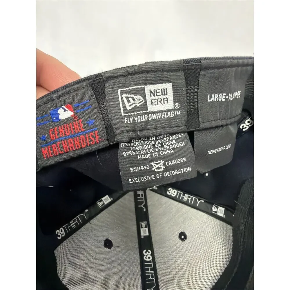 New Era 39THIRTY New York Yankees Hat Cap Large Logo Size Large /XLarge MLB